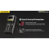 Baterijas lādētājs Nitecore Ci12 Universāls USB lādētājs Li‑Ion, NiCd, NiMH, 3A ieeja 5/9/12V, plastmasas korpuss