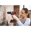 BLACK & DECKER | Bezvadu urbjmašīna/skrūvgriezis ar 2.0 Ah/4.0 Ah akumulatoru | BCD003MEM2K-QW | 18 V | 2.0/4.0 Ah | Litija