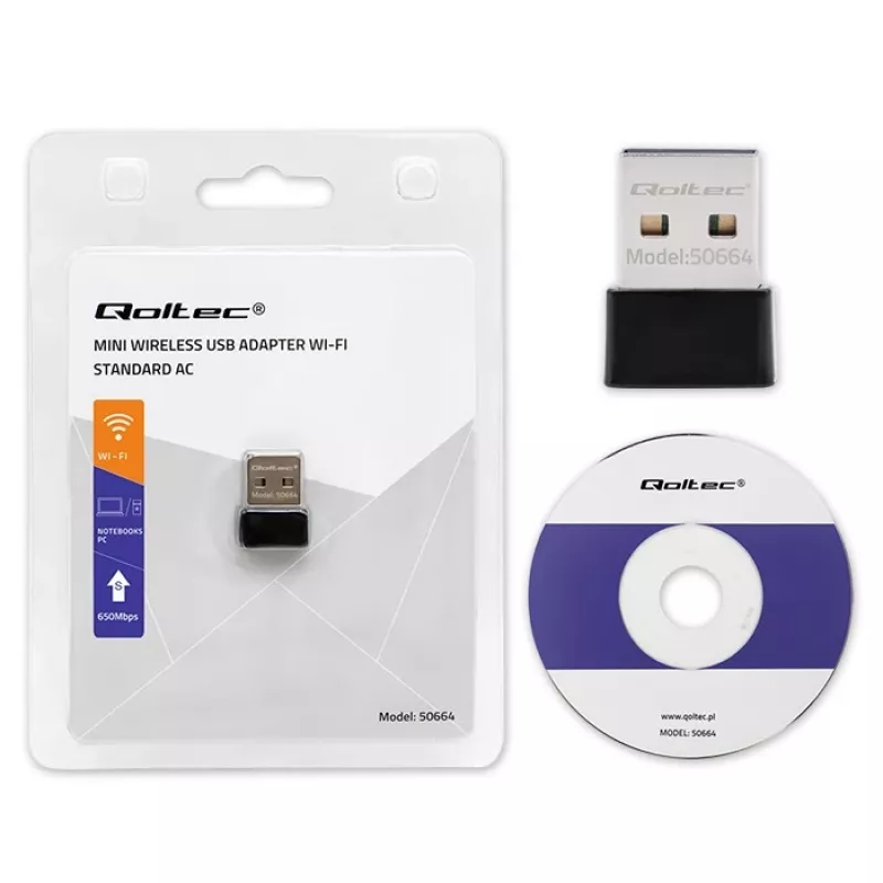 Ātrgaitas bezvadu mini USB Wi-Fi adapteris