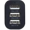 Automašīnas lādētājs TECHNISAT CARCHARGER TRIPLE USB C ar trim USB-C/USB-A pieslēgvietām