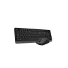 A4Tech Fstyler FG1012 bezvadu tastatūras un peles komplekts, melns