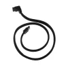 SilverStone SATA III kabelis 50 cm leņķa/taisns - apvalkots melns