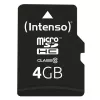 ATMIŅA MICRO SDHC 4GB C10/W/ADAPTER 3413450 INTENSO