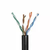 Alantec KIU5OUTS305Q tīkla kabelis melns 305 m Cat5e U/UTP (UTP) (KIU5OUTS305Q)