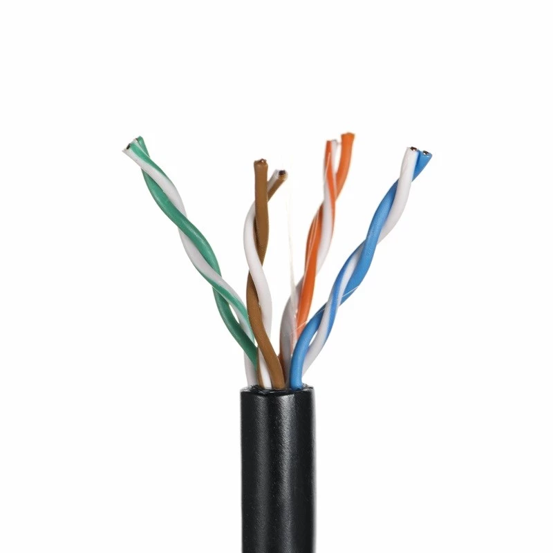 Alantec KIU5OUTS305Q tīkla kabelis melns 305 m Cat5e U/UTP (UTP) (KIU5OUTS305Q)