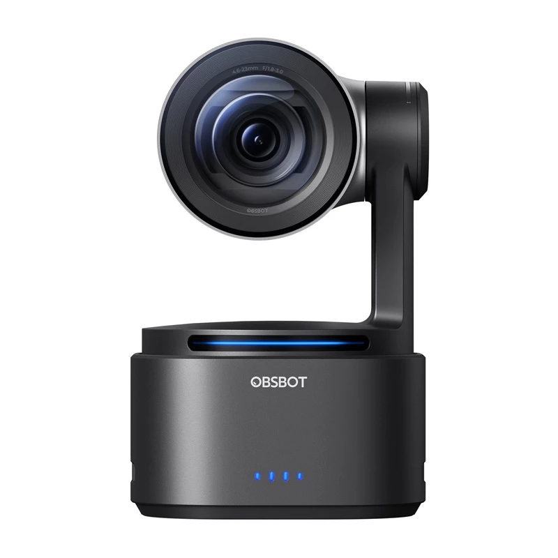 Tīmekļa kamera Obsbot Tail 2 1080p 60 fps AI izsekošana — 1080p, 60 fps, AI automātiskā izsekošana