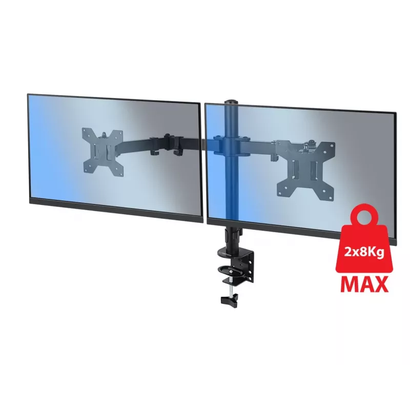 Esperanza ERW018 galda stiprinājums diviem monitoriem 10-27'' līdz 8 kg