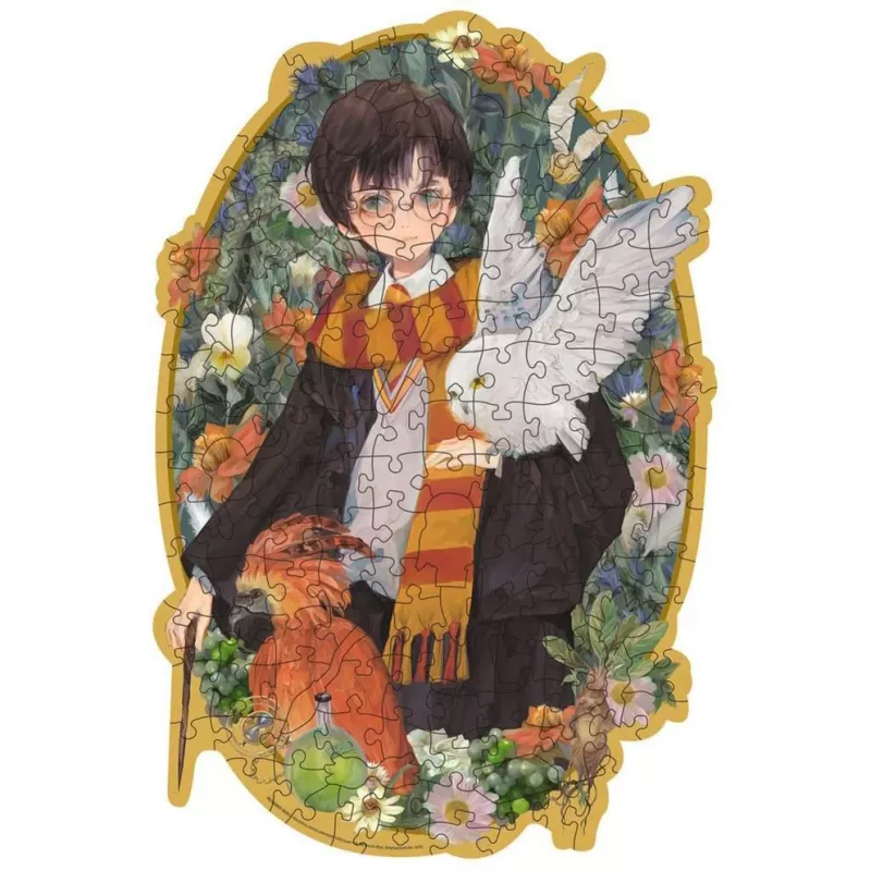 Koka puzle Ravensburger Harry Potter 150 gabali — mozaīkpuzle, 150 gab., koka gabali