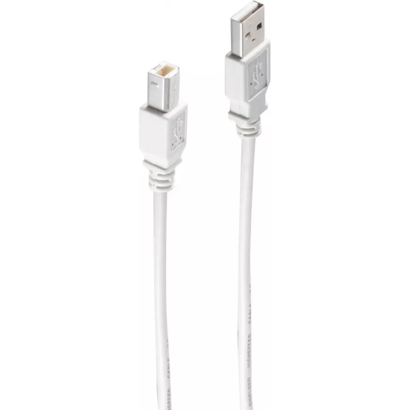 USB kabelis ShiverPeaks BS77023 3 m — USB A–USB B datu/drukāšanas kabelis