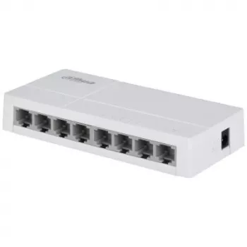 Tīkla pārvaldāms slēdzis DAHUA SG1008L-EUR L2 8 portu, 8x RJ45 Ethernet porti, Layer 2 pārvaldāms