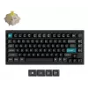 Mehāniskā tastatūra Keychron Q1 Ultra 8K — 75% forma, USB + RF bezvadu + Bluetooth, RGB LED, Melna