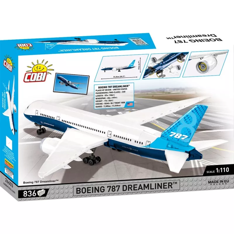 COBI Boeing 787-8™ DREAMLINER™ lidmašīna