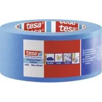 Maskēšanas lente Tesa 04440 50 m x 50 mm — āra profesionālā zilā