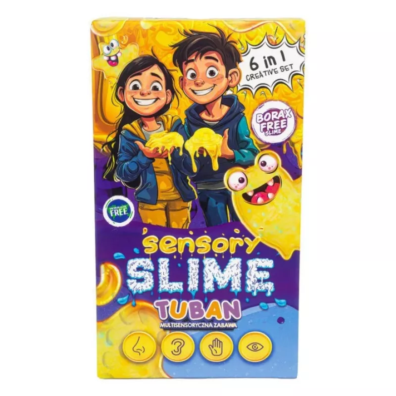 Sensorais gļotu komplekts TUBAN TU3812 6-in-1 — DIY komplekts ar sešām gļotu versijām