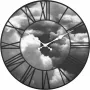 NeXtime klok 3037 Clouds, Ø39 cm, Sienas, Melns