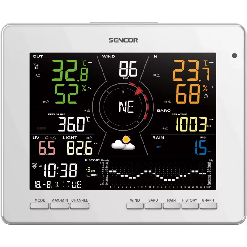 Laika stacija SWS 16600 WiFi 7 in 1
