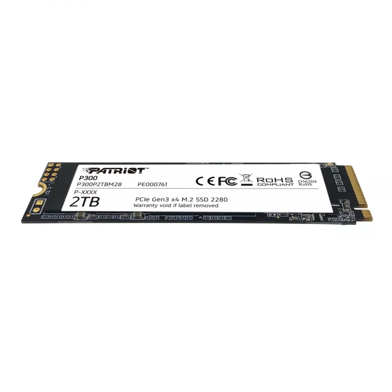 SSD disks Patriot Memory 2 TB M.2 PCI Express 3.0 NVMe P300