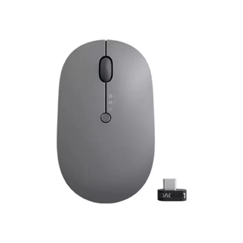 Lenovo Go Multi-Device pele Office Ambidextrous RF Wireless + Bluetooth Optical 2400 DPI