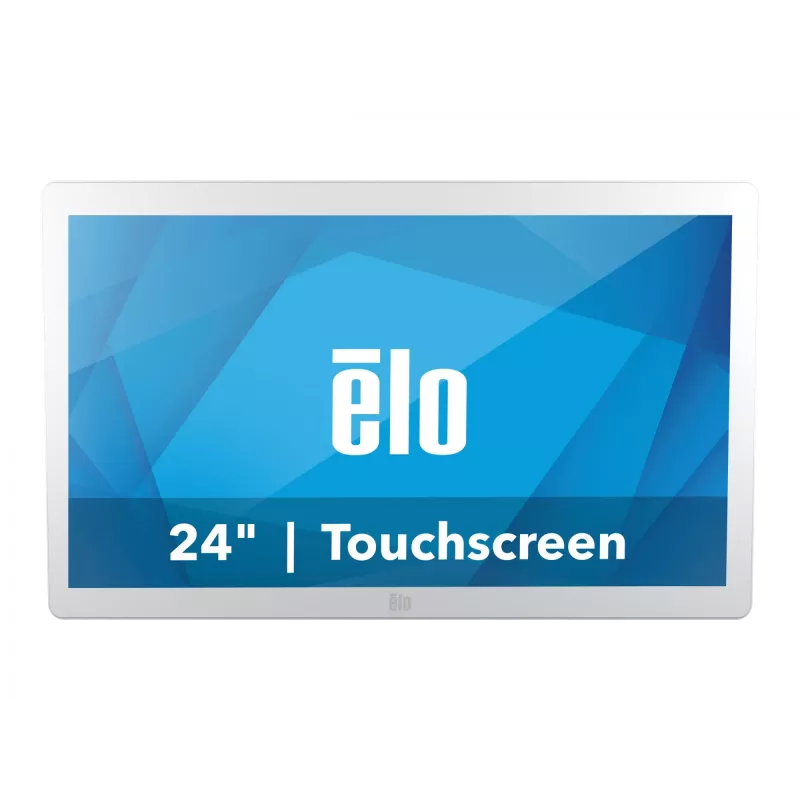 Elo Touch Solutions 03-Series, 61cm (24), projicētā kapacitatīvā, 10 TP, Full HD, USB, komplekts (USB), balts TFT monitors, 16:9, Displeja diagonāle: 61 cm (24), projicētā kapacitatīvā, Multi T