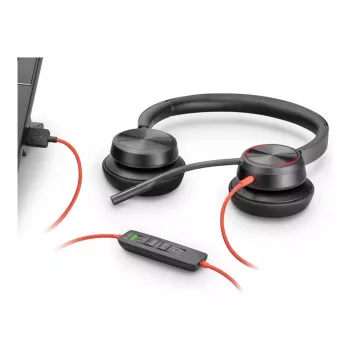 Austiņas POLY Melnswire C5220 vadu USB-C birojam zvanu centram