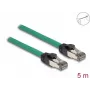 DeLOCK RJ45 kabelis PROFINET SF/UTP 5 m Cat5e zaļš