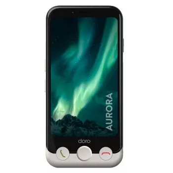 Doro Aurora A10 Plus bone 4.5 collas viedtālrunis senioriem 64 GB Dual‑SIM Android 14 (8960)