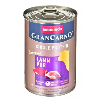 animonda GranCarno Adult ar jēru mitrā suņu barība, 400 g