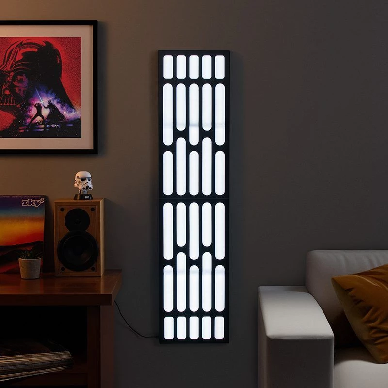 Sienas paneļa gaismeklis Paladone PP13141SW LED Star Wars dizains, LED sienas gaismeklis