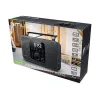 Portatīvais radio Muse M-091 R — FM/AM, LCD displejs, maiņstrāvas vai AA/D bateriju barošana, rotējoša skaļuma regulēšana, 1,1 kg, melns