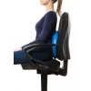 Piepūšams stabilitātes spilvens MDH Sensory Balance Disc DRQM3C0CHXUXP, zils, PVC, Ø350 mm, augstums 60 mm, maks. slodze 200 kg, ar cilnēm