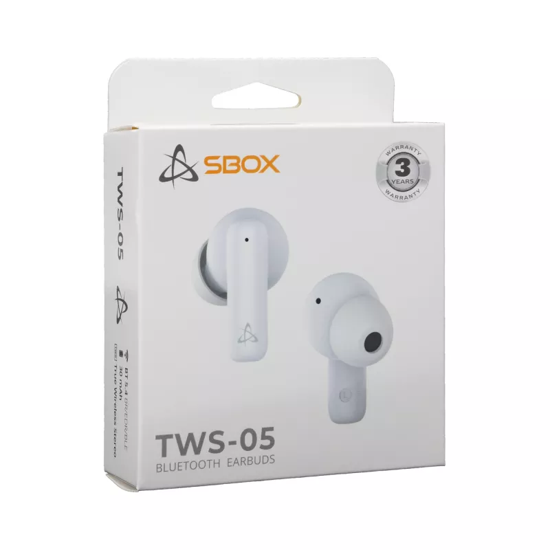 Austiņas SBOX EB-TWS05 Baltas