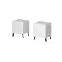 Naktsgaldiņš cama meble NOVA ar 1 atvilktni 44×40×52 cm, balts matēts