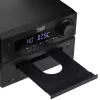 Mini Hi‑Fi stereo sistēma Adler AD 1917 — Bluetooth V5.3, CD/USB/MP3, 2×25W RMS, FM uztvērējs, 4 joslu EQ, AUX, melna