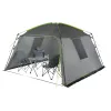 Pavillon Cabana (pelēks/laima krāsā, 3,5 m x 3,5 m)