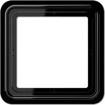 JUNG CD 581 SW vienvietīgs rāmis, melns, IP44