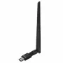 USB Wi‑Fi adapteris LANBERG NC-0300-WIE, USB 2.0, divas ārējās antenas 5 dBi, WLAN 300 Mbps, Ethernet/WLAN, melns