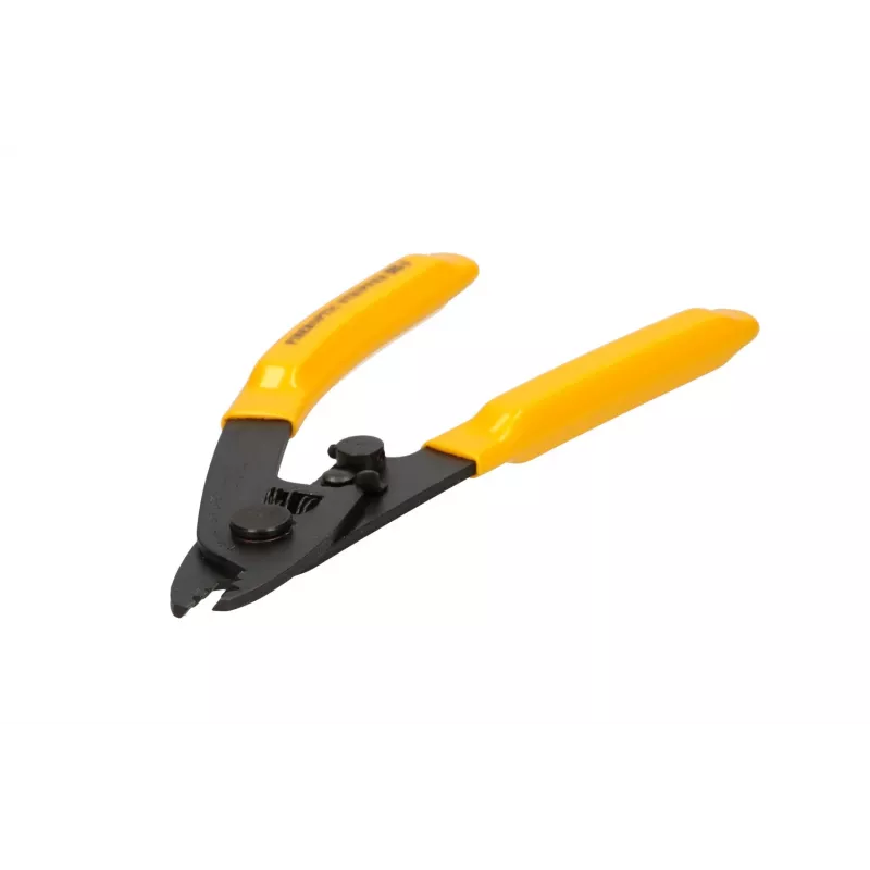 Optiskās šķiedras attīrītājs Extralink CFS-3 2–3 mm, 0,9 mm un 0,125 mm šķiedrām, melns/dzeltens