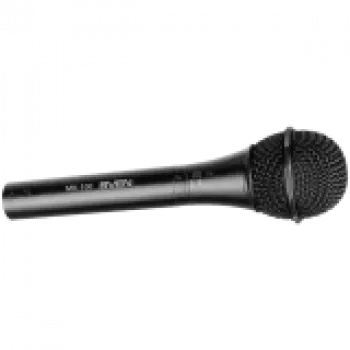 Mikrofons SVEN MK-100 (vadu, dinamisks, metāla, kabelis 4,0 m, 6,3/3,5 mm ligzda, kardioīds, melns)