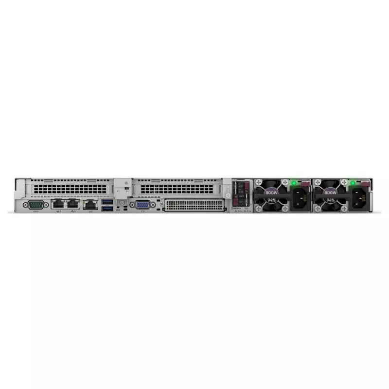 Plauktā montējams (1U) serveris HP Enterprise ProLiant DL320 Gen11 Intel Xeon Silver 4510 2,4GHz 12c 1P 64GB DDR5 8x SFF 2x1000W barošanās bloks