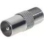 Adapter ShiverPeaks 85322 — IEC tēviņa (kontaktdakšas) savienotājs uz F mātītes (kontaktligzdas) savienotāju