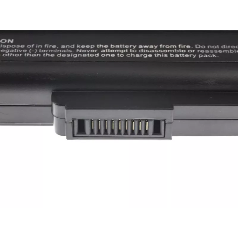 Baterija zaļa Cell AS02 ASUS K52 sērijai — Li‑Ion 4400 mAh, 11.1 V, 6 elementi, melna