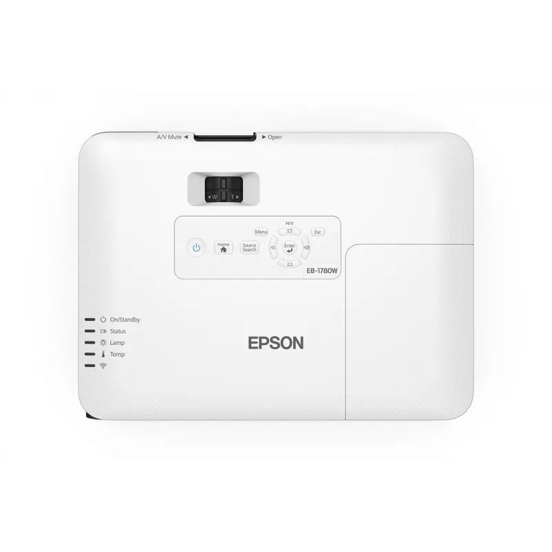 Epson EB-1780W īsa attāluma projektors 3000 ANSI lūmeni 3LCD WXGA (1280x800) Balta, Pelēka