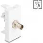 Optiskās šķiedras adapteris DELOCK 90915 ST Simplex BU uz ST Simplex, balts
