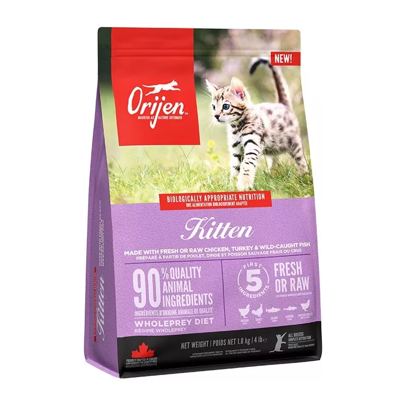 ORIJEN Kitten - Sausā kaķu barība - 1,8 kg