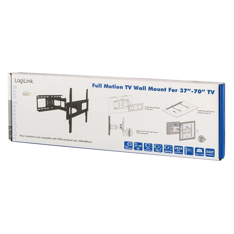 TV stiprinājums LogiLink BP0028 177,8 cm (70 collas) Melns