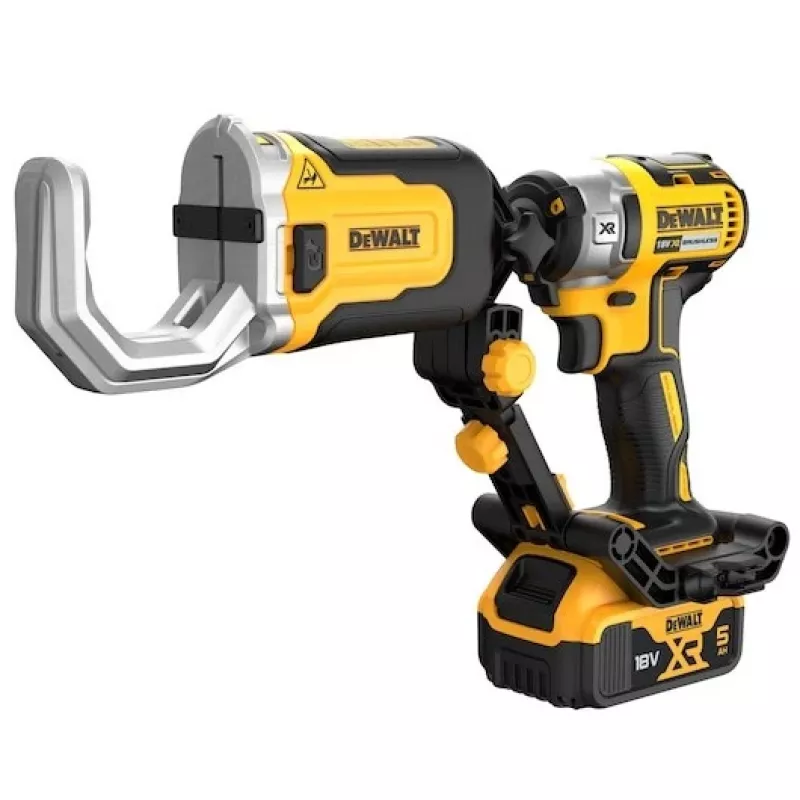 Cauruļu griezējs DeWalt DT20560-QZ, tērauda asmens, 35 mm griešanas jauda, dzeltens