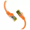 RJ45 komutācijas kabelis Cat.6A S/FTP LSZH Cat.7 neapstrādāts kabelis oranžs