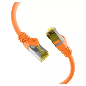 RJ45 komutācijas kabelis Cat.6A S/FTP LSZH Cat.7 neapstrādāts kabelis oranžs