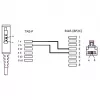 Wentronic Goobay - tālruņa kabelis - TAE-F (vīr.) - RJ-45 (vīr.) - 15 m - melns (51236)