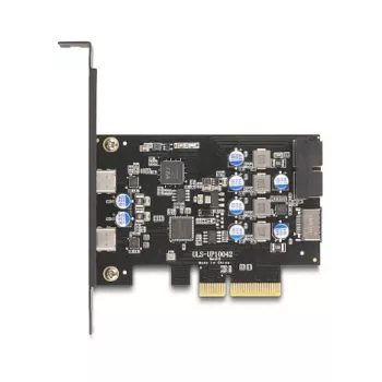 PCI Express x4 karte DELOCK 90345 ar 2 ārējiem USB Type-C portiem